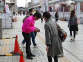 義援金活動（JR小倉駅前）